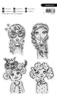 Art by Marlene Clear Stamp Fabulous Girls Art by Marlene 4 Pieces