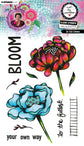 Art by Marlene Clear Stamp In Full Bloom Art by Marlene 10 Pieces