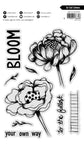 Art by Marlene Clear Stamp In Full Bloom Art by Marlene 10 Pieces
