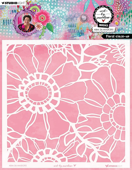 Mask Floral Close-Up Art by Marlene 1 Piece