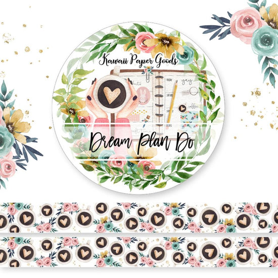 Memory Place Washi Tape 15mmX5m Dream Plan Do