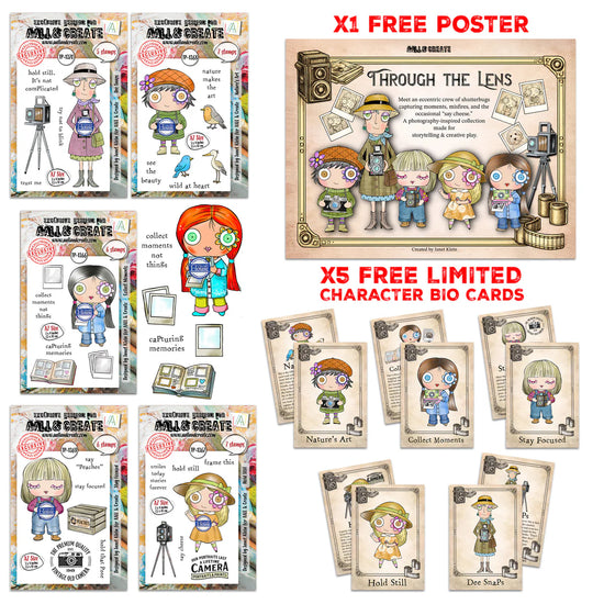 AALL and Create - Janet Klein Through the Lens Stamp Bundle