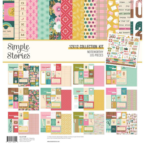 Simple Stories Collection Kit 12"X12" Noteworthy