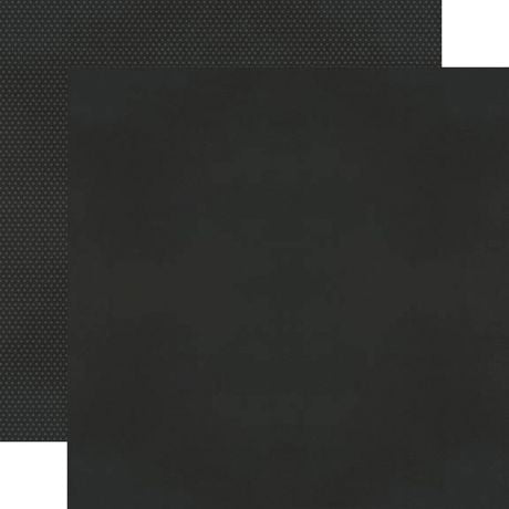Simple Stories Color Vibe Double-Sided Cardstock 12"X12" Black