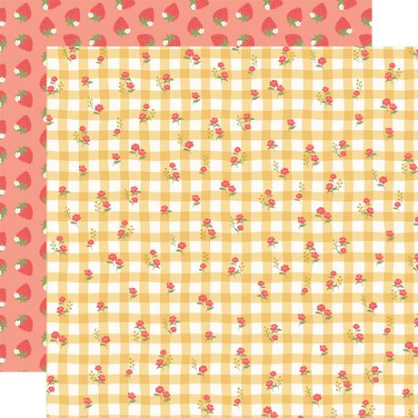 Simple Stories Pink Lemonade Double-Sided Paper12"X12" Sunny Side Up