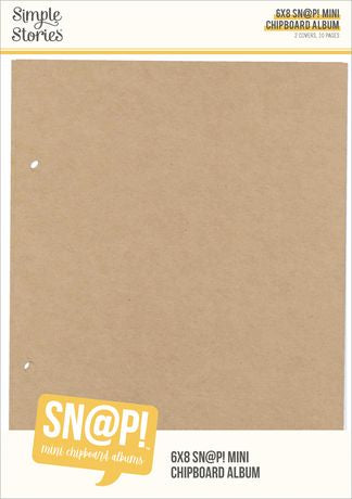 Simple Stoires SN@P! Mini Chipboard Album 6”x8”