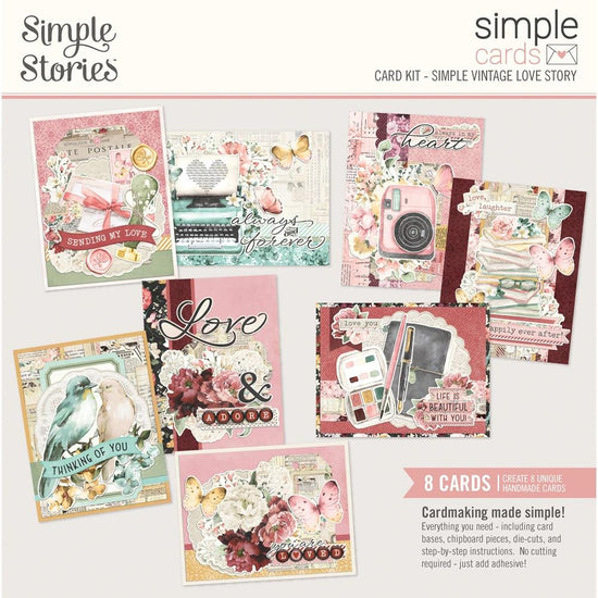 Simple Stories Simple Cards Card Kit Simple Vintage Love Story