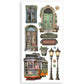 Stamperia Double-Sided Paper Cut-Outs 4/Pkg Art of Traveling