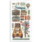 Stamperia Double-Sided Paper Cut-Outs 4/Pkg Art of Traveling