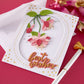 Spellbinders Magical Fuchsia Etched Dies by Alex Syberia Designs