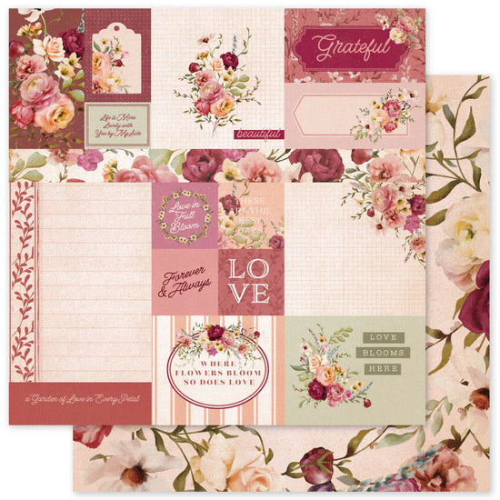 Paper Rose Vintage Rose Basics 12 x 12 Collection