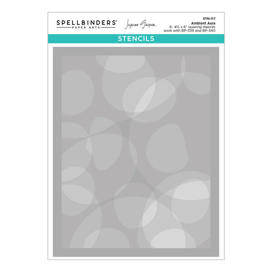 Spellbinders Ambient Aura Stencils by Jaycee Gaspar