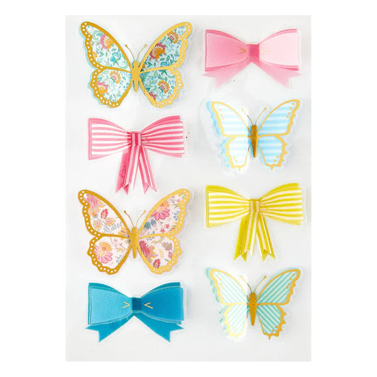 Spellbinders Rosie’s Studio Jubilee Butterfly & Bows Embellishments