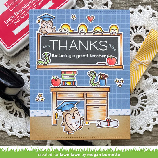 Lawn Fawn simply celebrate teachers stamp