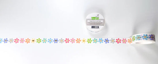 Lawn Fawn happy flowers washi tape