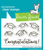 Lawn Fawn all the grad caps stamp