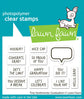 Lawn Fawn tiny sentiments: graduation stamp