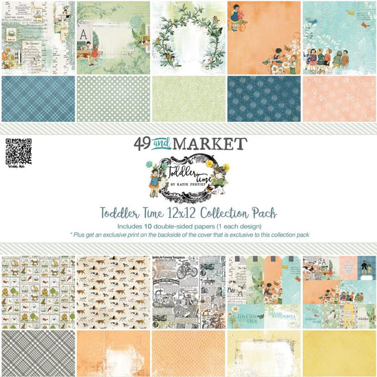 49 & Market Collection Pack 12"X12" Toddler Time