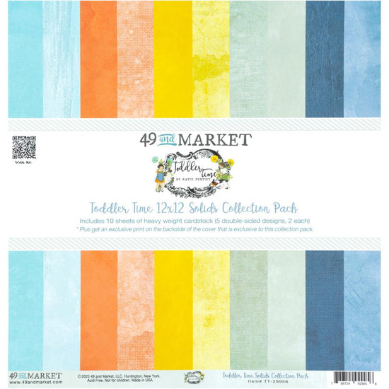 49 & Market Collection Pack 12"X12" Toddler Time Solids