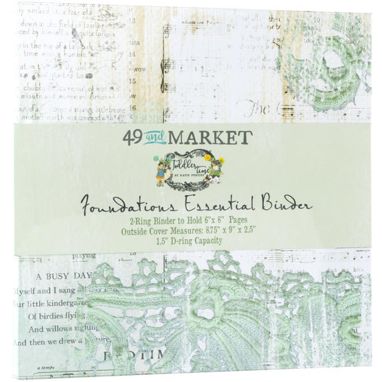 49 And Market Foundations Binder Toddler Time Mint