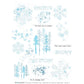 49 And Market Rub-On Transfer Set 6"X8" Winter Stories