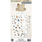 49 and Market Essential Rub-On Transfer Set 6"X12" Faded Memory Lane