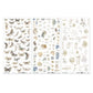 49 and Market Blendable Rub-On Transfer Set 6"X12" Faded Memory Lane