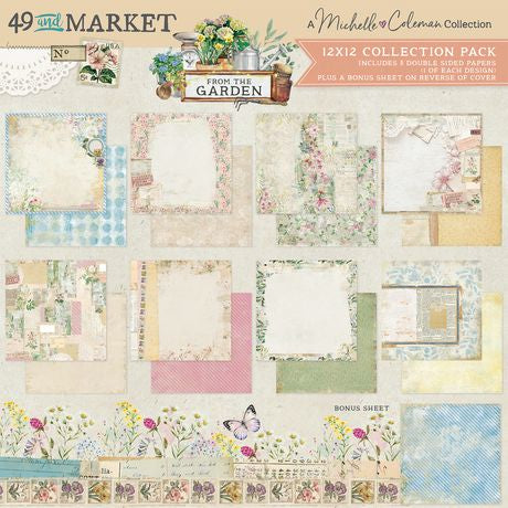 49 and Market Collection Pack 12"X12" From the Garden