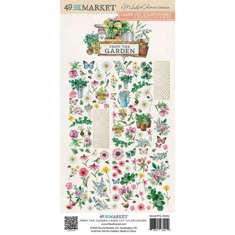 49 and Market Laser Cut Outs Wilflowers From the Garden