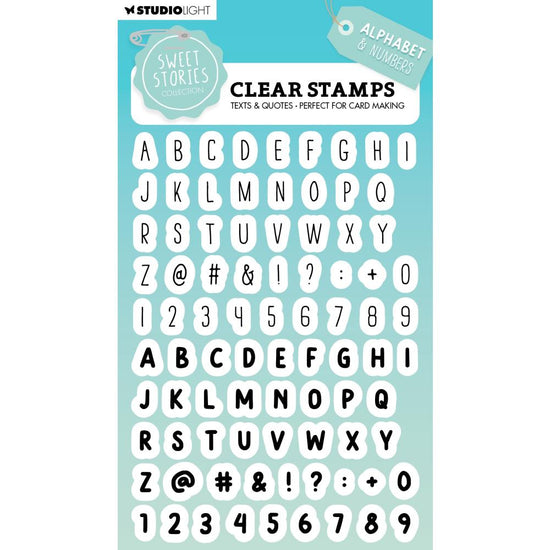 Studio Light Clear Stamp Set Nr. 559, Alphabet Sweet Stories