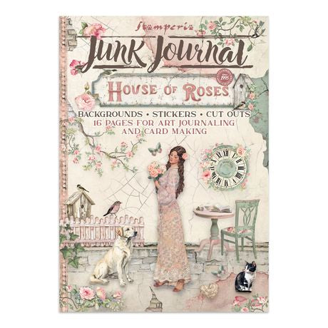 Stamperia Junk Journal Stickers, Cut-outs & Backgrounds House of Roses