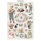 Stamperia Junk Journal Stickers, Cut-outs & Backgrounds House of Roses