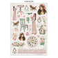 Stamperia Junk Journal Stickers, Cut-outs & Backgrounds House of Roses