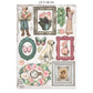 Stamperia Junk Journal Stickers, Cut-outs & Backgrounds House of Roses