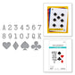 PIP & RANK ETCHED DIES FROM THE JACK OF ALL TRADES COLLECTION BY JAYCEE GASPAR