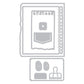 Sizzix Clear Stamp With Framlits Die By 49 & Market 10/Pk Creative Combos 