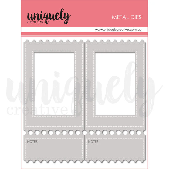 Uniquely Creative TEA & TRANQUILITY FOLDING TICKET FRAME DIE