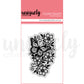 Uniquely Creative TEA & TRANQUILITY WINGS & WILDFLOWERS PHOTOPOLYMER STAMP