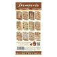 Stamperia Collectables 6"X12" 10/Pkg Coffee and Chocolate