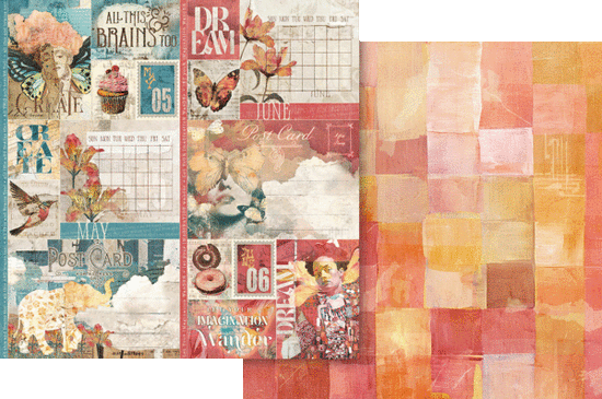 Graphic 45 Journaling Through Time May & June 12×12 Paper