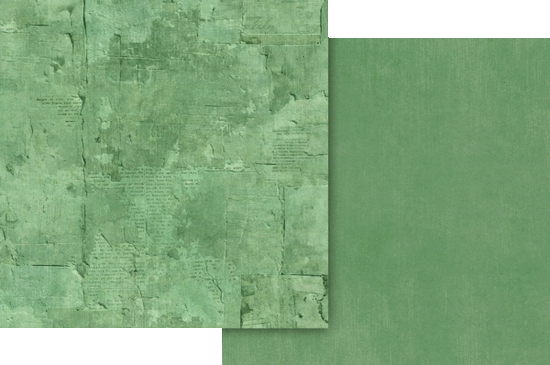 Graphic 45 Journaling Through Time Leaf Green Patterns & Solids 12×12 Paper