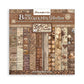Stamperia Maxi Backgrounds Double-Sided Paper Pad 12"X12" Coffee And Chocolate, 10 Designs/1 Each