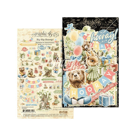 Hip Hip Hooray Ephemera Set