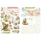 Graphic 45 Rub-On Transfers Hip Hip Hooray