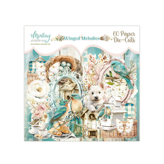 PAPER DIE-CUTS - WINGED MELODIES , 60 PCS