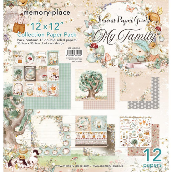 Memory Place Collection Pack 12"X12" My Family