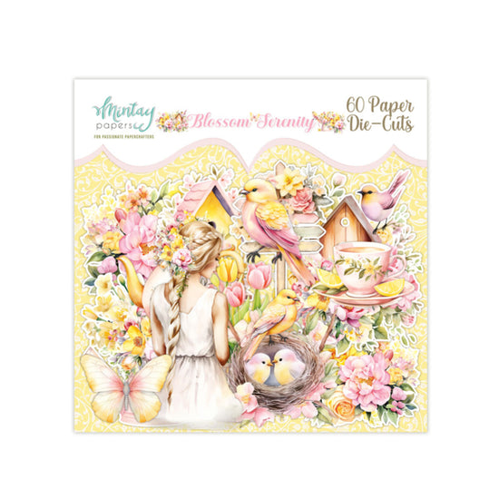PAPER DIE-CUTS - BLOSSOM SERENITY, 60 PCS