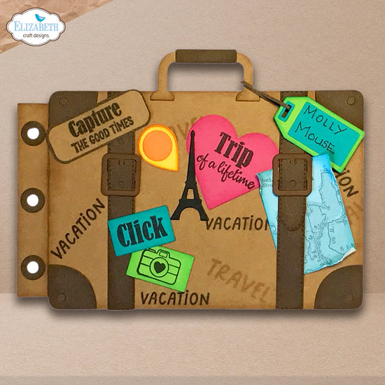 Elizabeth Craft Destination Fun Sentiments stamp