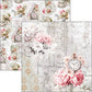 Ciao Bella Timeless Moments Paper Pad 12"x12" 12/Pkg