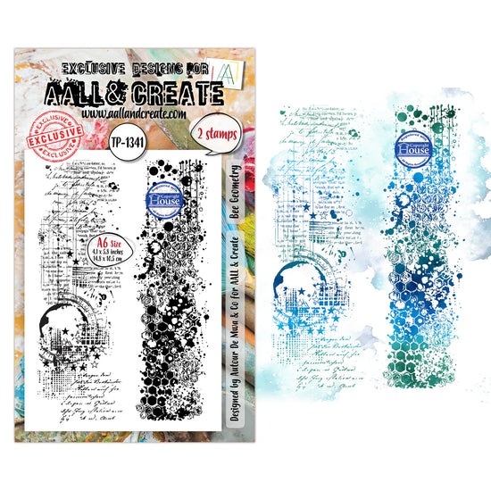 AALL and Create - A6 - Stamp Sets - Bee Geometry